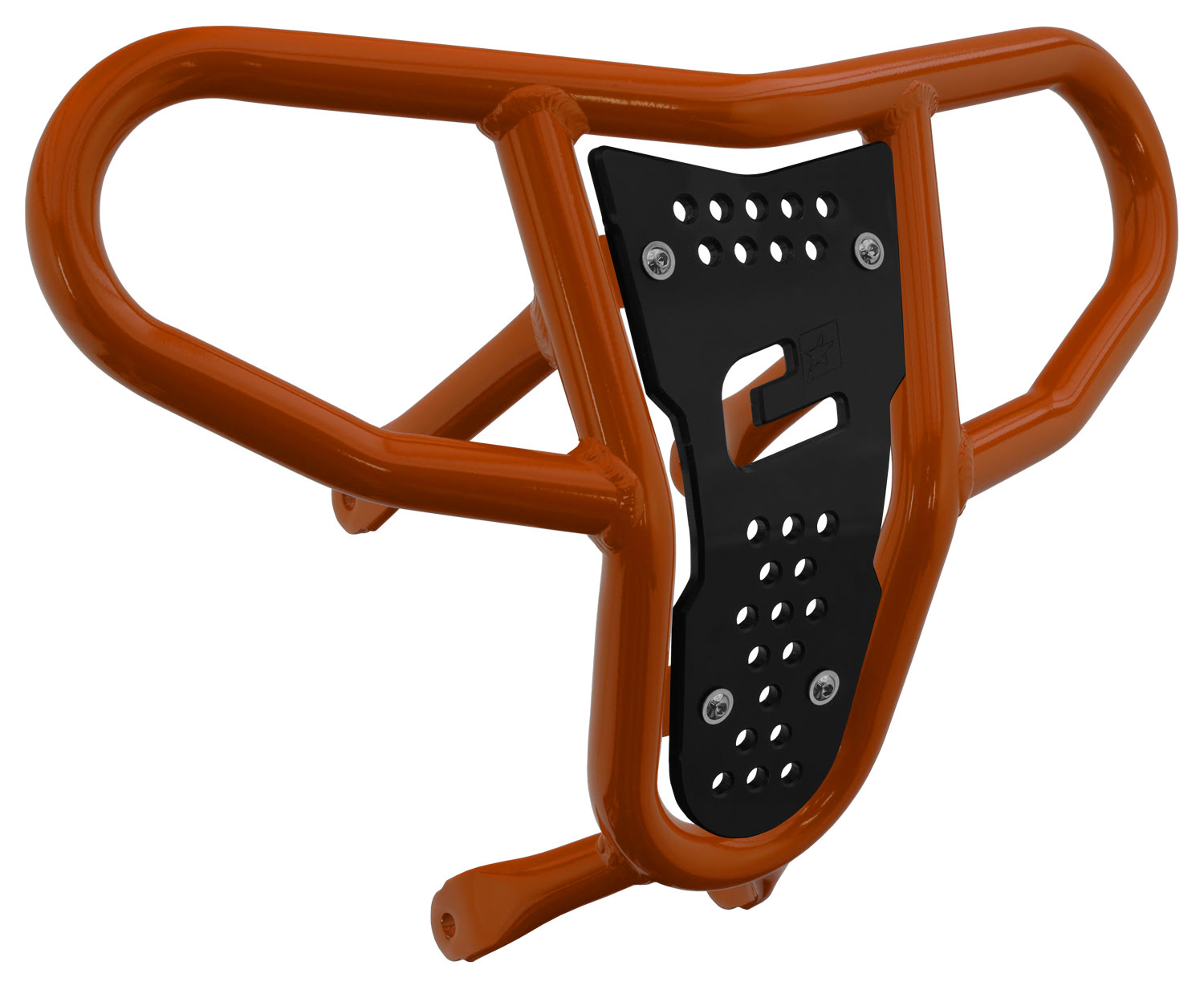 Crosspro - Front Bumper CR04 For Suzuki LT-R 450-Orange Tube / Black Plate