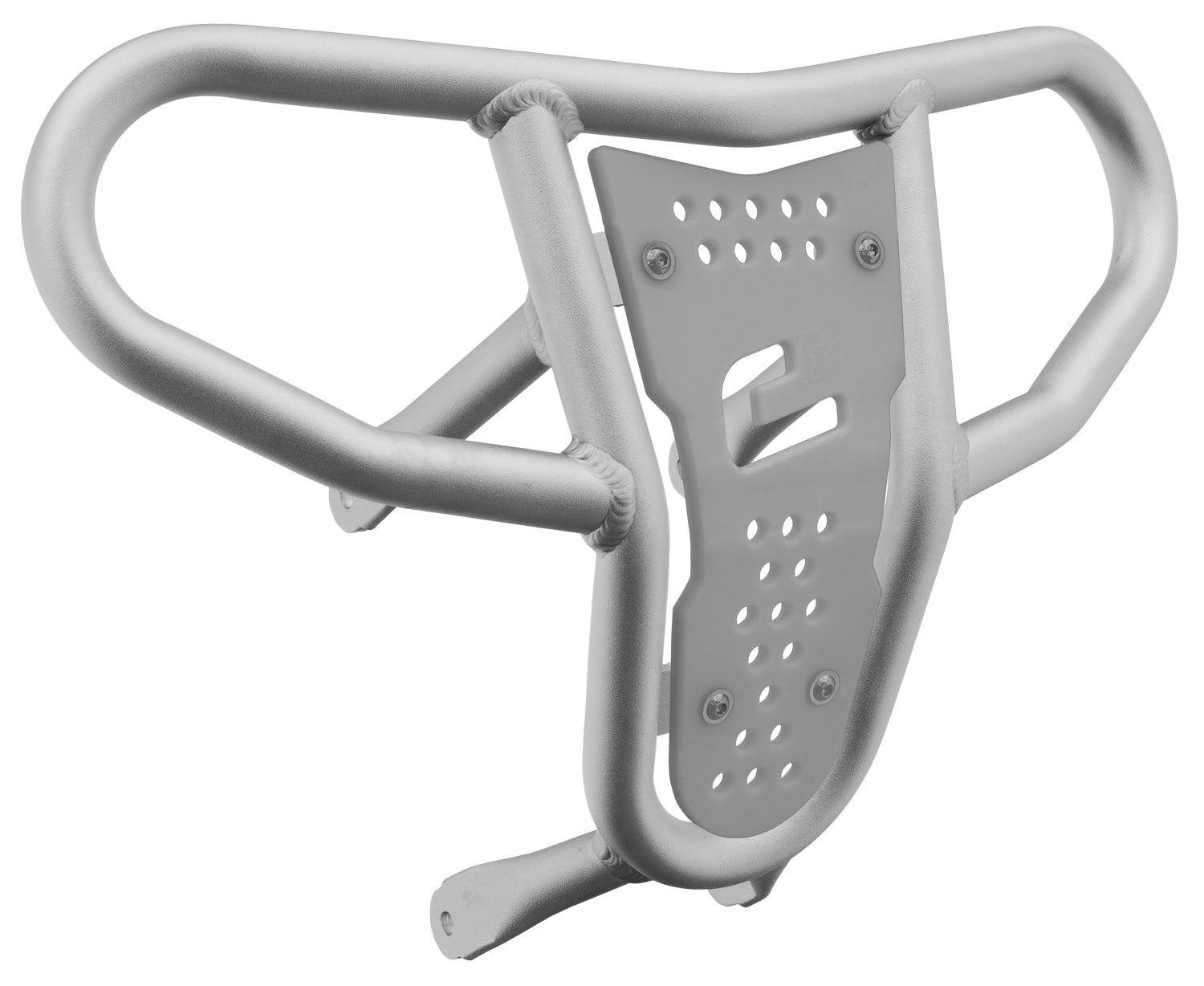 Crosspro - Front Bumper CR04 For Suzuki LT-R 450-Ice Polish Tube / White Plate