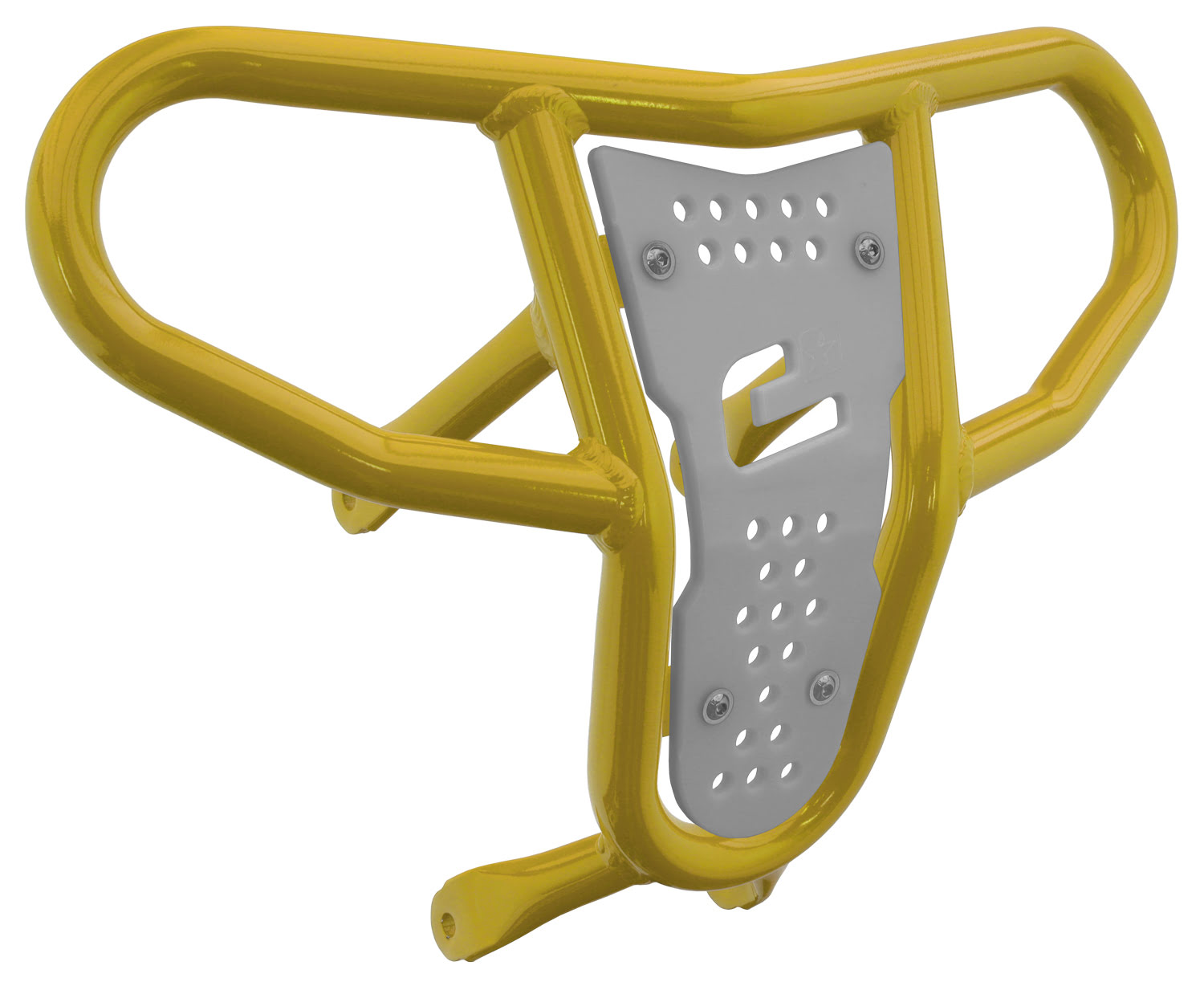 Crosspro - Front Bumper CR04 For Suzuki LT-R 450-Yellow Tube / White Plate