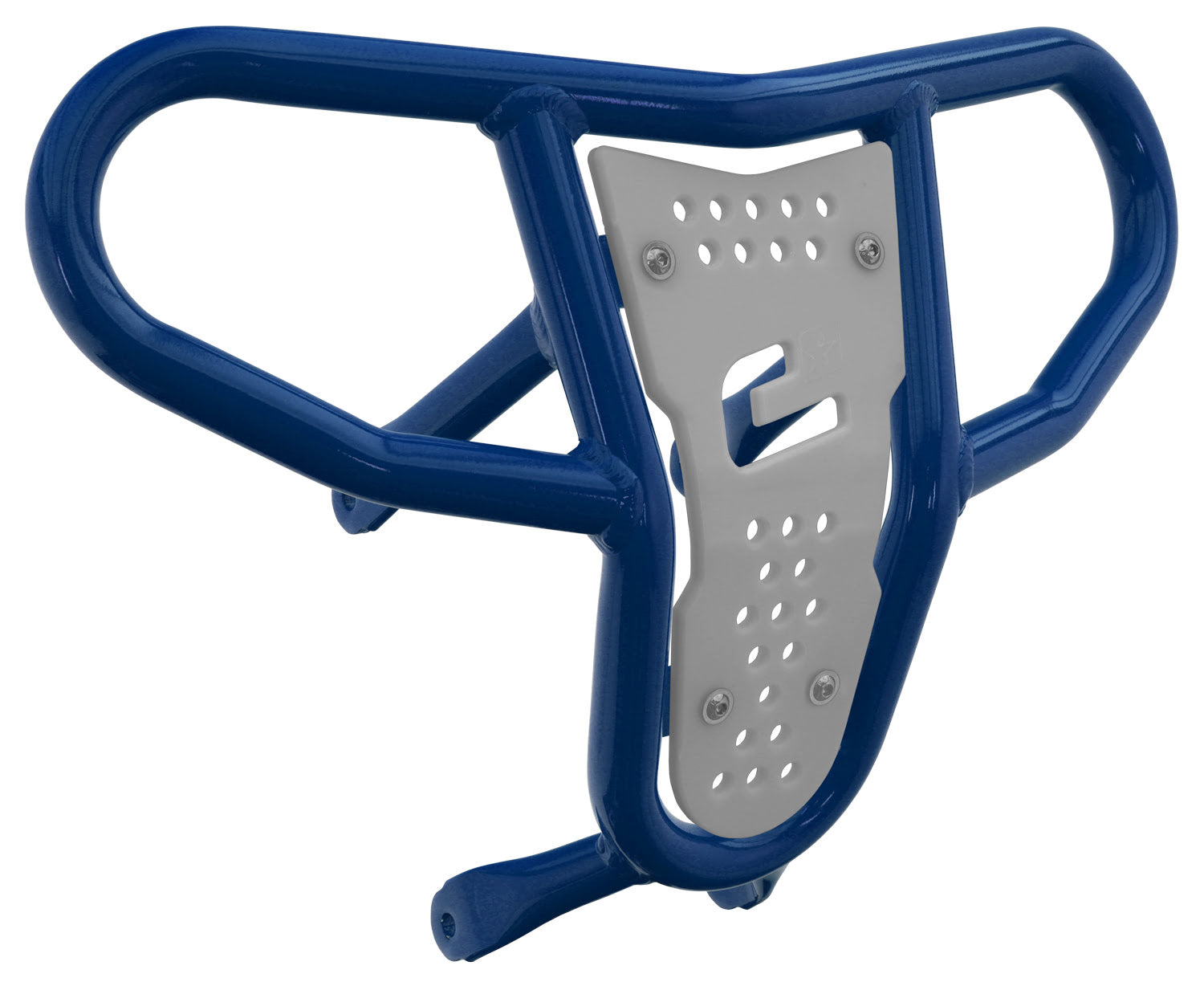 Crosspro - Front Bumper CR04 For Suzuki LT-R 450-Blue Tube / White Plate