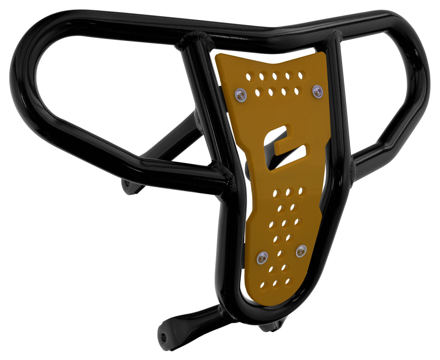 Crosspro - Front Bumper CR04 For Suzuki LT-R 450-Black Tube / Yellow Plate