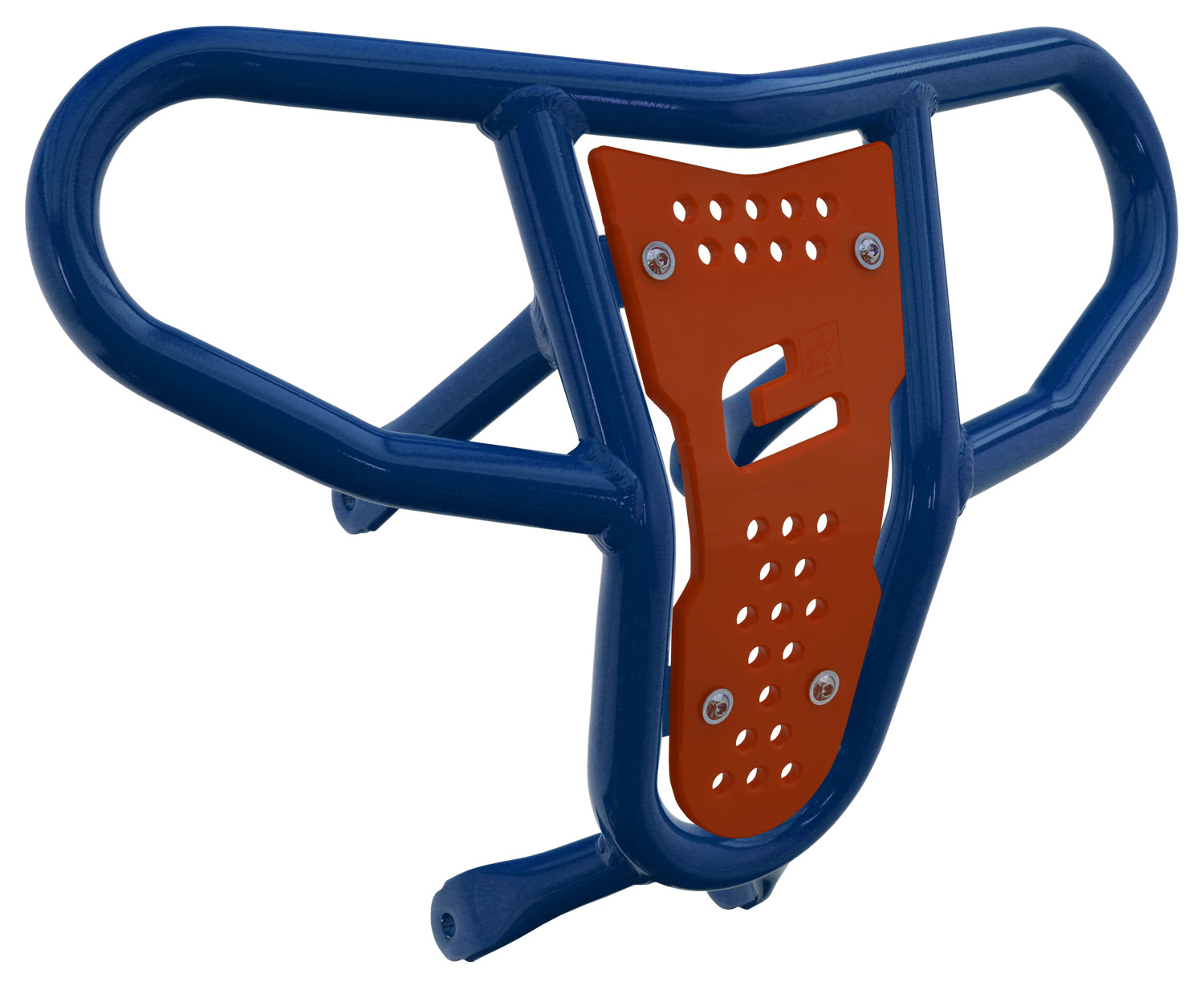 Crosspro - Front Bumper CR04 For Suzuki LT-R 450-Blue Tube / Orange Plate