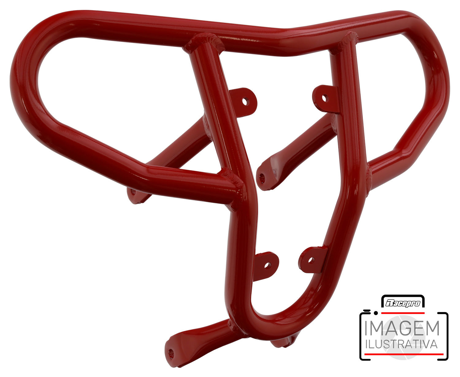 Crosspro - Tube for Front Bumper CR04 For Can Am (BRP) DS 450-Red Tube