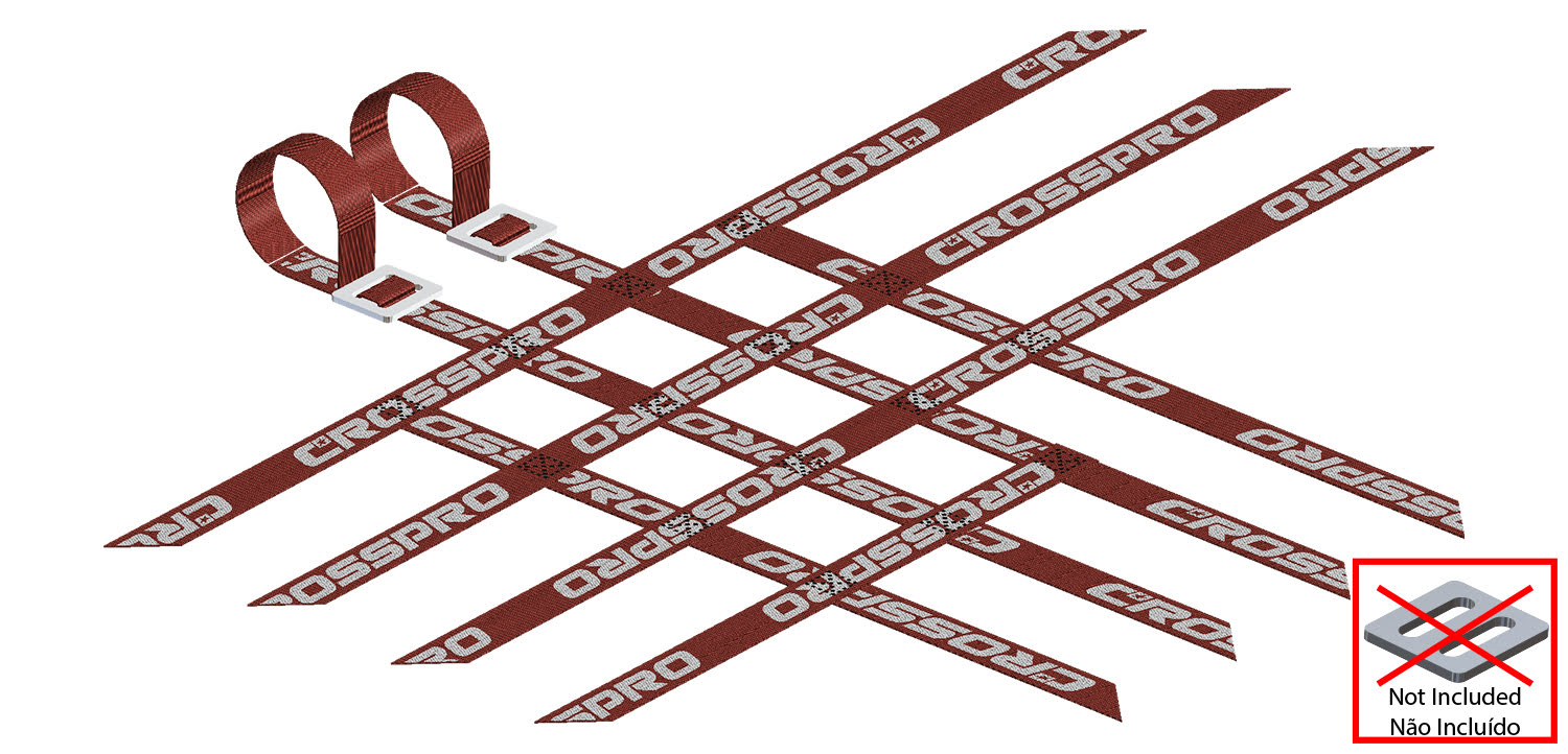 CrossPro - Replacement Nerf Bar Belts/Net (3x4x4)