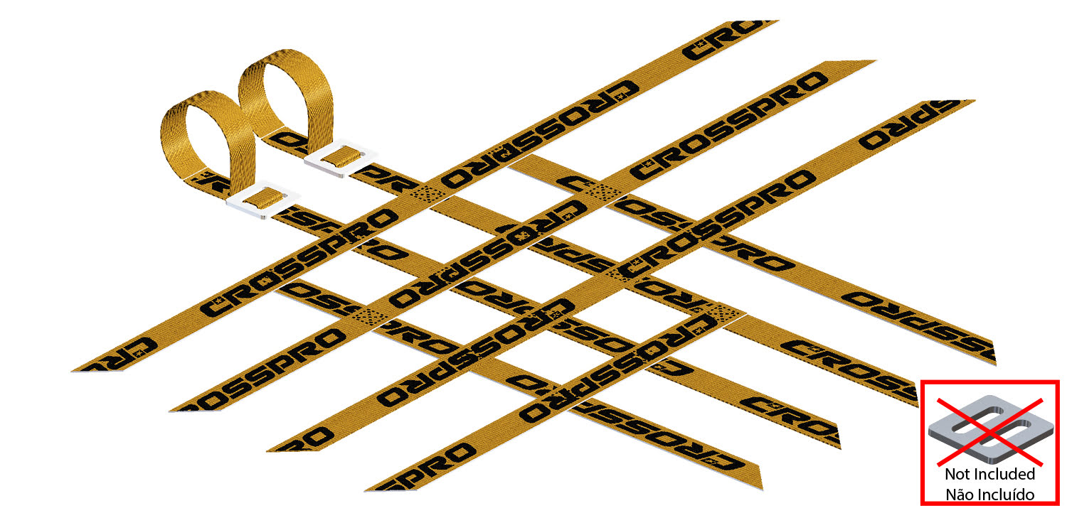CrossPro - Replacement Nerf Bar Belts/Net (3x4x4)