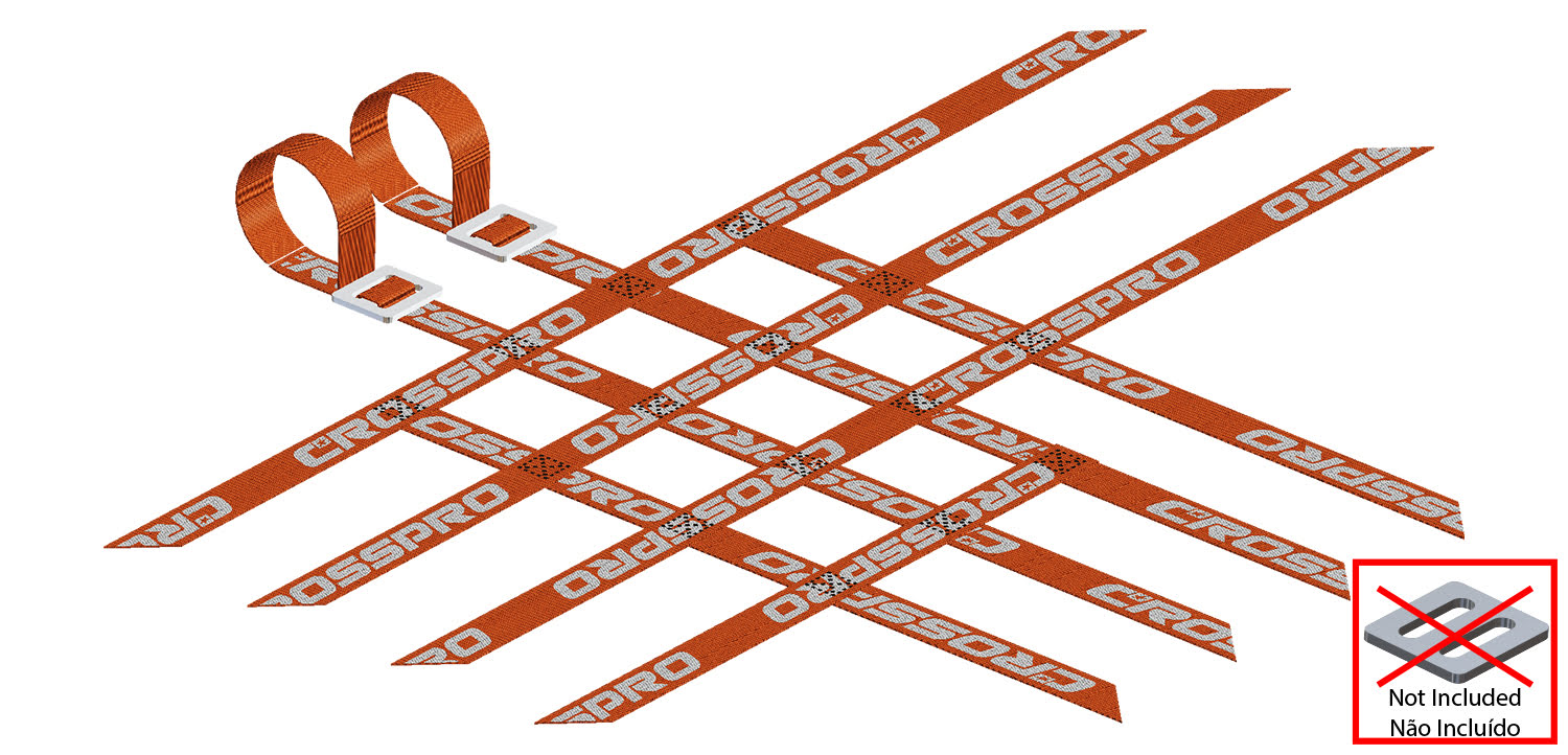 CrossPro - Replacement Nerf Bar Belts/Net (3x4x4)