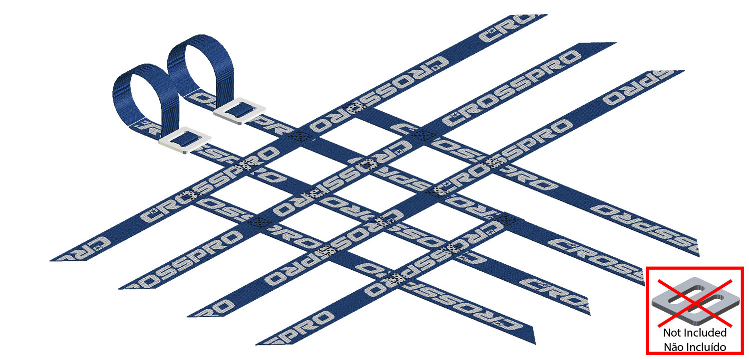 CrossPro - Replacement Nerf Bar Belts/Net (3x4x4)