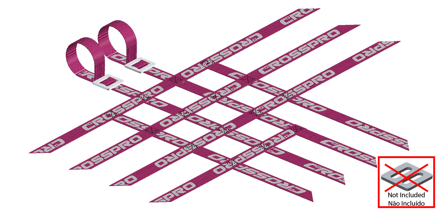 CrossPro - Replacement Nerf Bar Belts/Net (3x4x4)