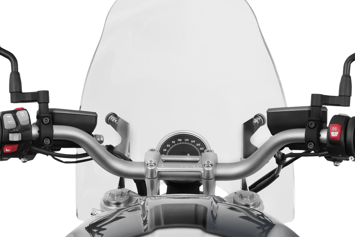 Our designer Nicolas Petit draw a screen, exclusively for the R nineT, connecting „old-school“ elements with modern aerodynamic