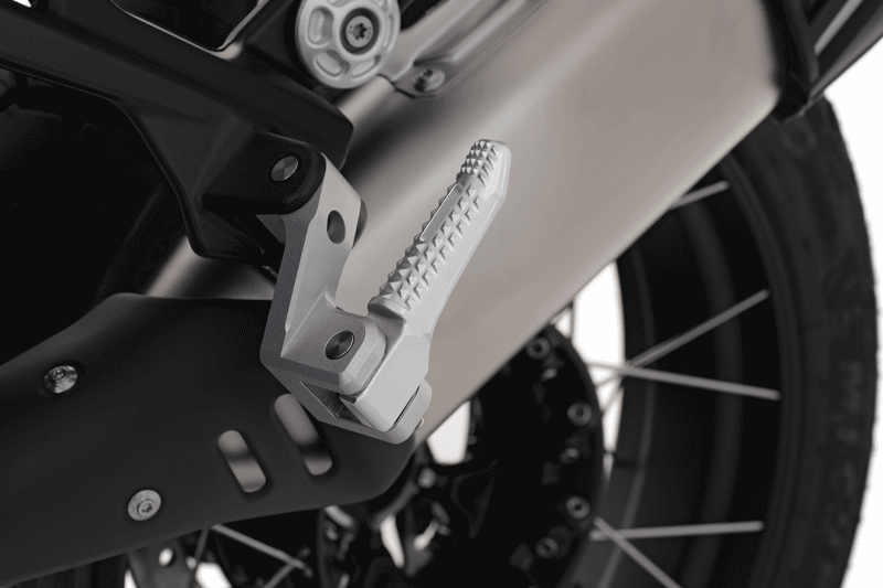 Approx. 45 mm lower compared to the position of the original footrests