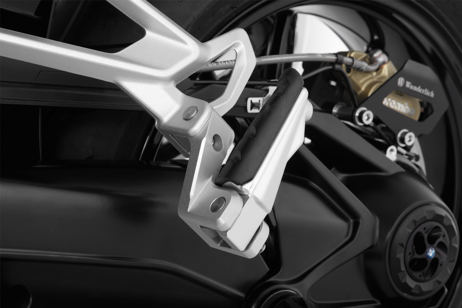 Approx. 45 mm lower compared to the position of the original footrests