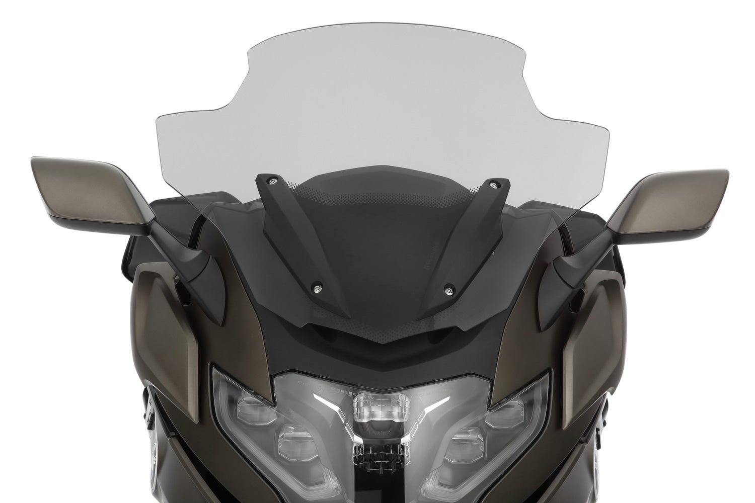 Wunderlich ERGO-Screen K1600GT for optimal and turbulence-free touring enjoyment.