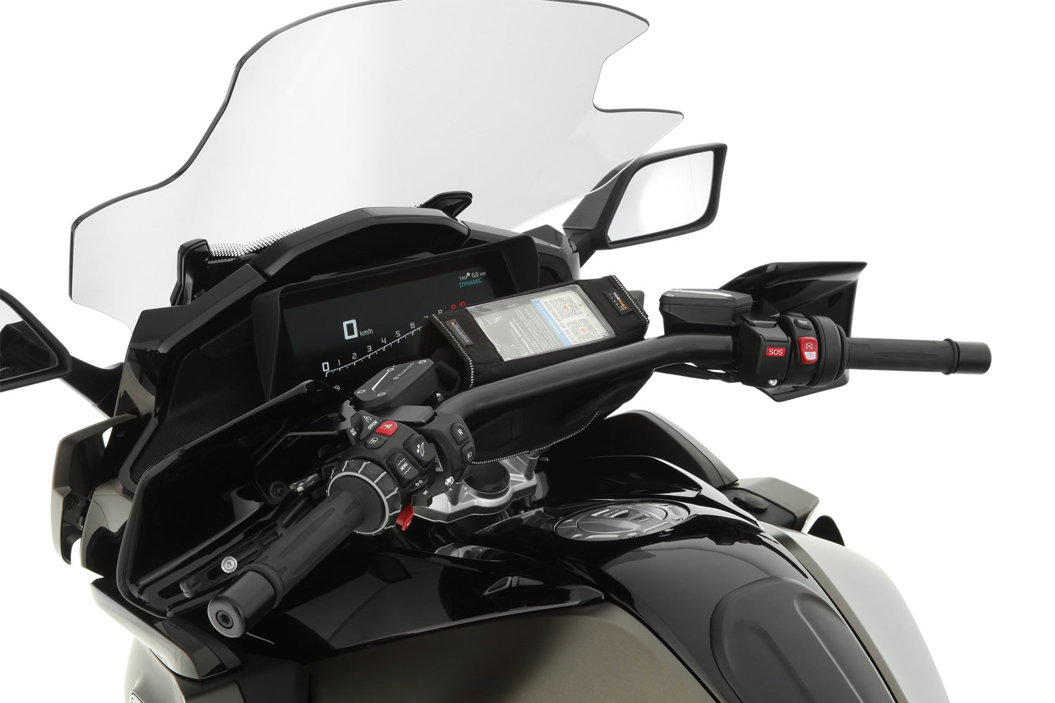 Wunderlich ERGO-Screen K1600GT for optimal and turbulence-free touring enjoyment.