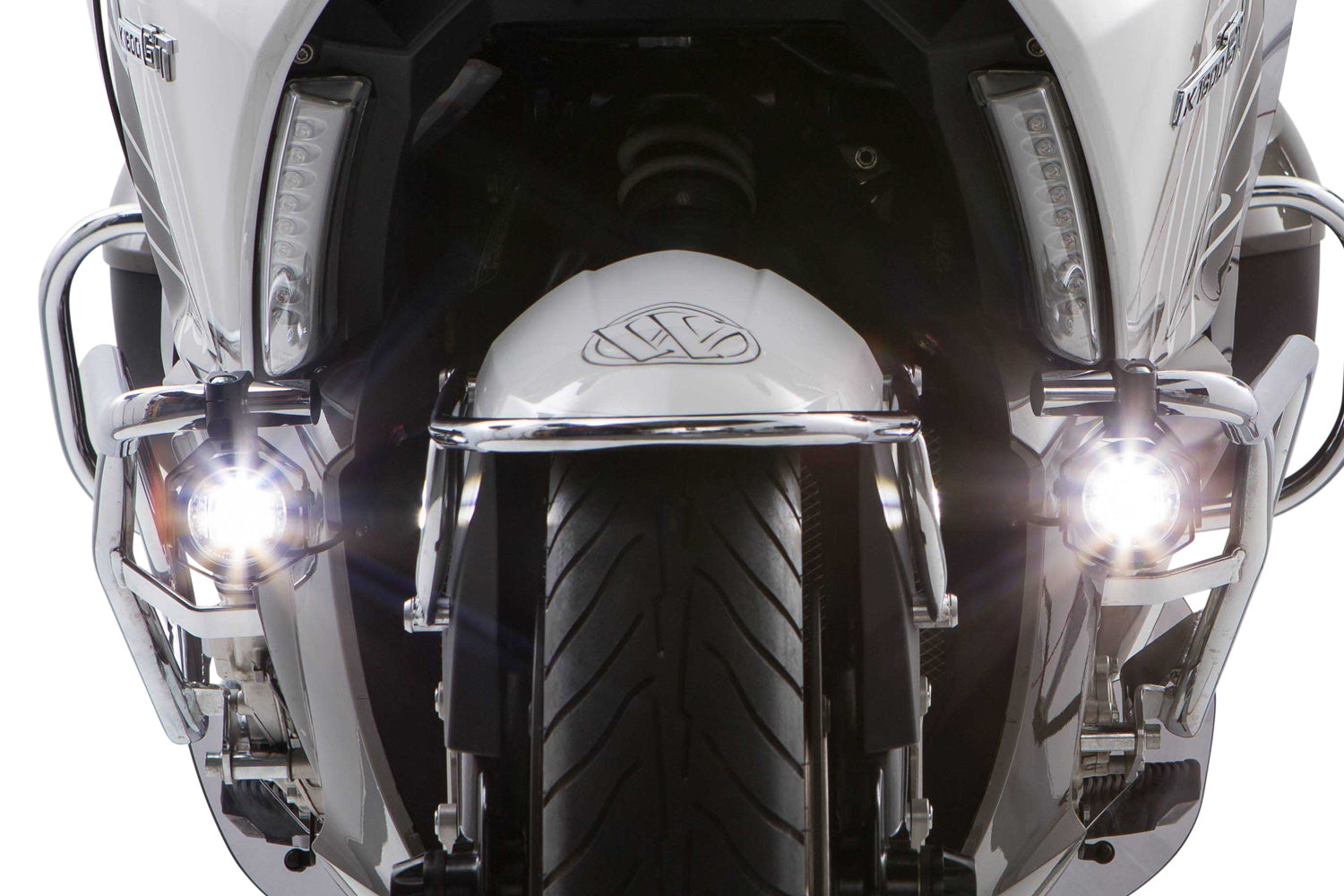 Wunderlich LED additional head light. High luminous, low energy absorption and more active safety!