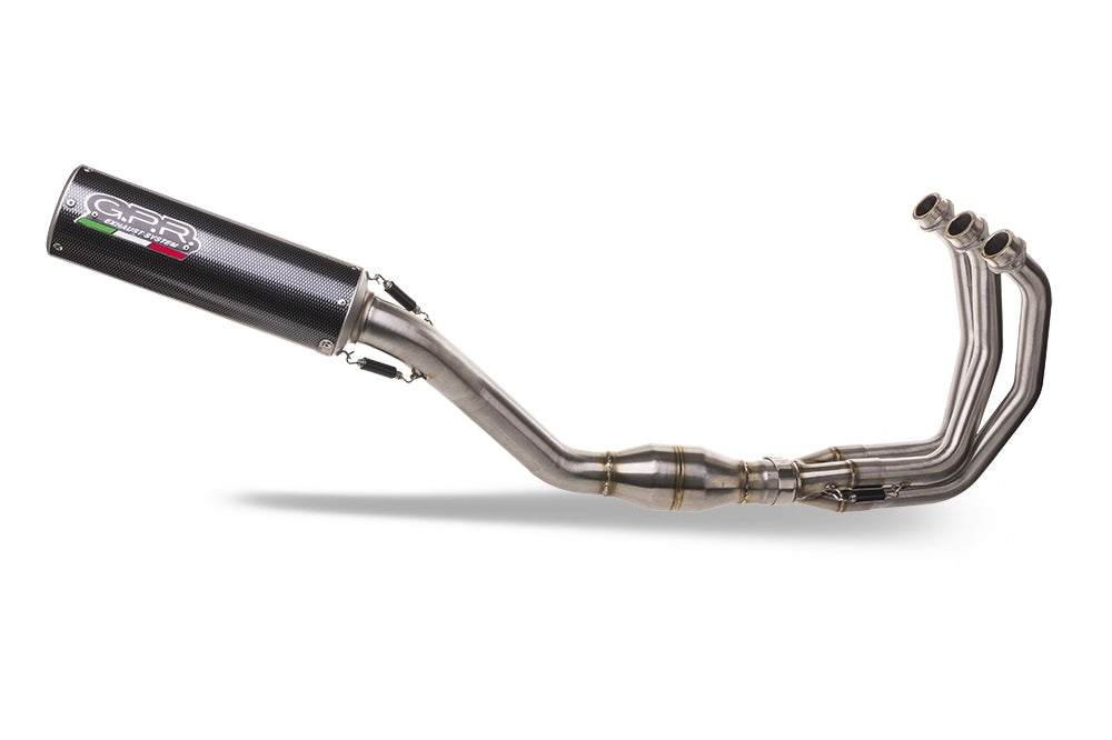 GPR-Exhaust---M3-Poppy-Full-Line-for-XSR900-from-2022-to-2024-dB-Killer-Catalyst