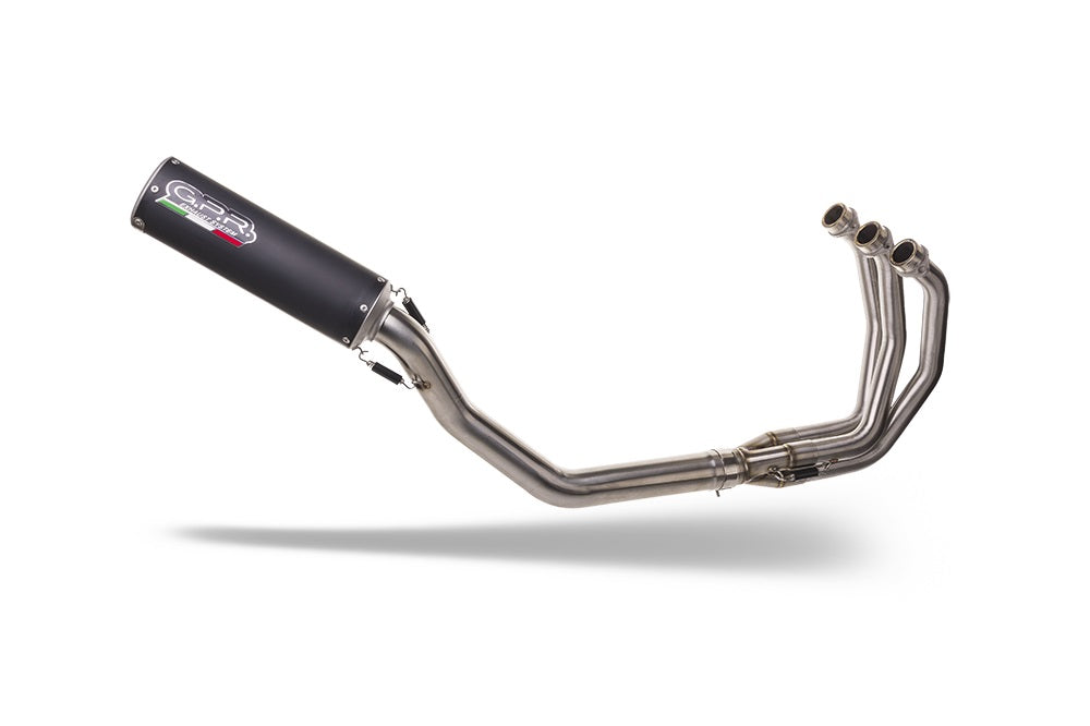 GPR-Exhaust---M3-Black-Titanium-Full-Line-for-Daytona-660-from-2023-to-2025-dB-Killer-Catalyst