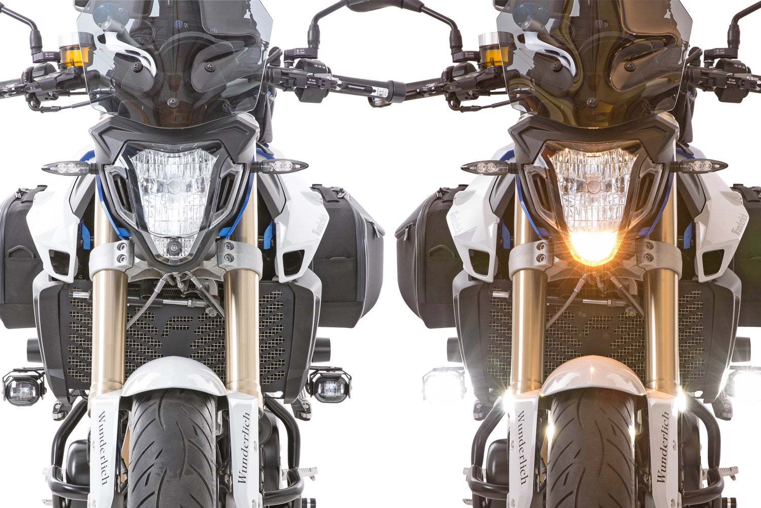 Wunderlich LED additional headlight »MICROFLOOTER« for vehicle installation black
