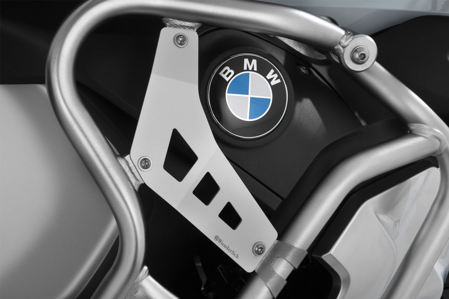 Wunderlich filler plates for tank protection bar extension R 1250 GS Adventure - complete your BMW ✔ Premium components ✔