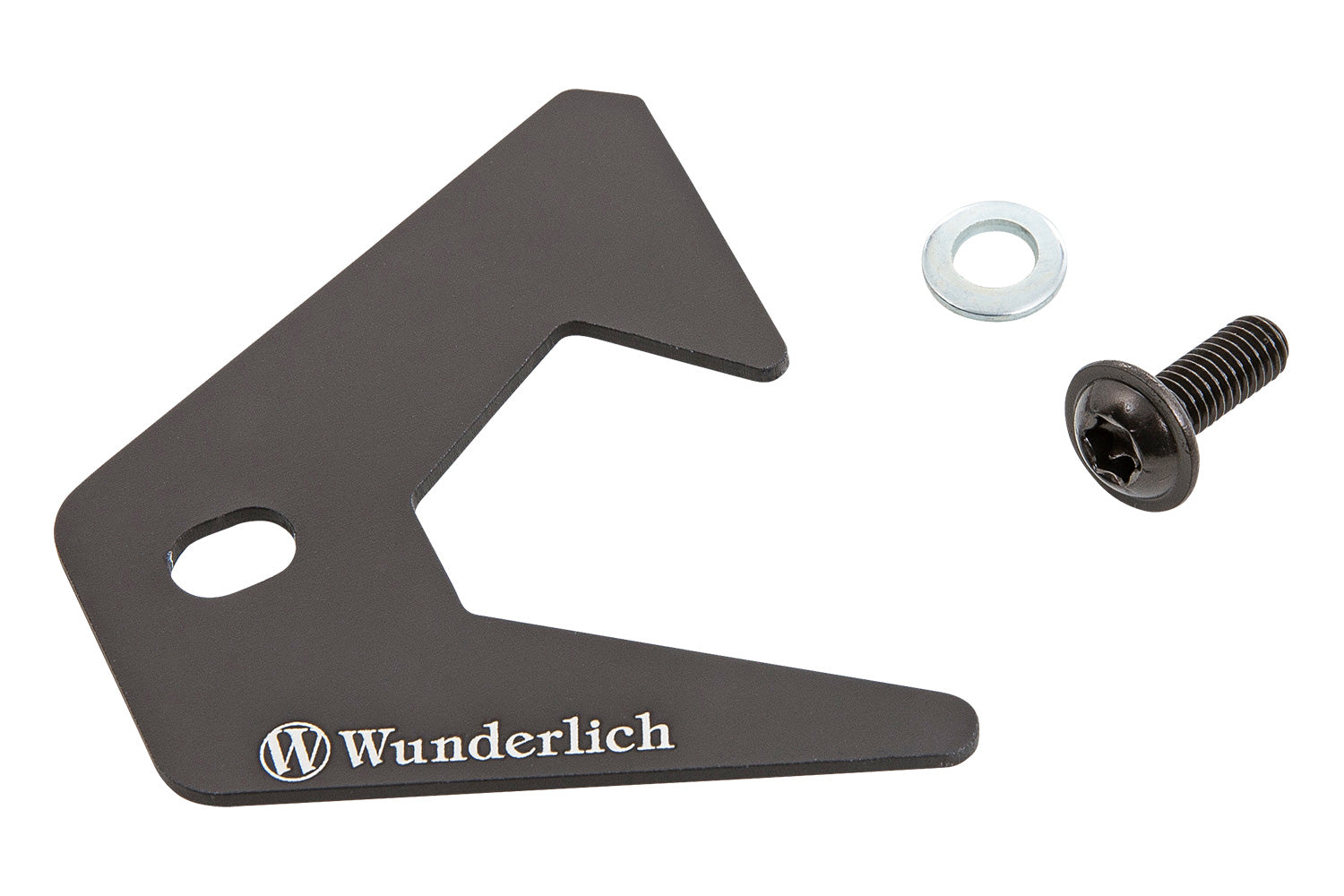 Wunderlich ABS sensor protection; this ABS sensor cover closes the gaps between the brake calliper and front wheel bearings.