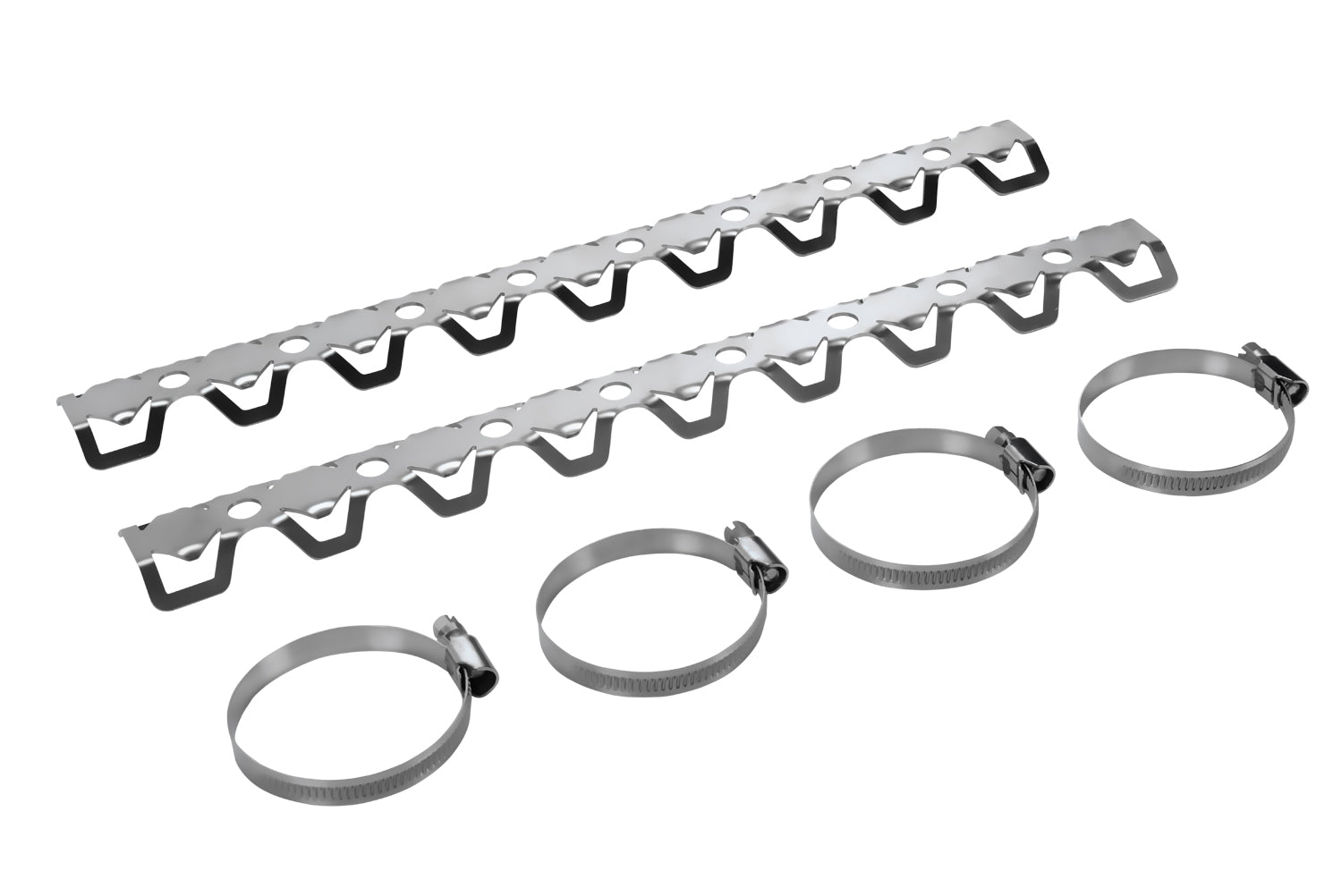 The protector for the R 1200 GS LC exactly matches the round radius of the header pipe assembly, made from aluminium.