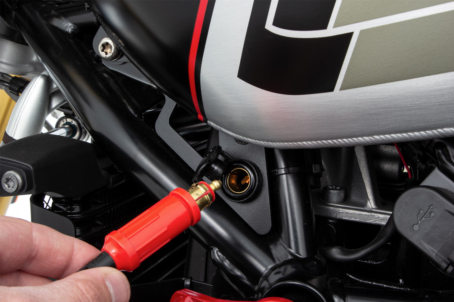 When you install our on-board socket, you can carry on charging or powering navigation systems or other end devices