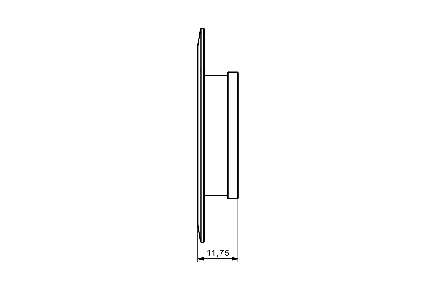 Wunderlich TRACKDAY back wheel spacing sleeve - Brake side-42145-108
