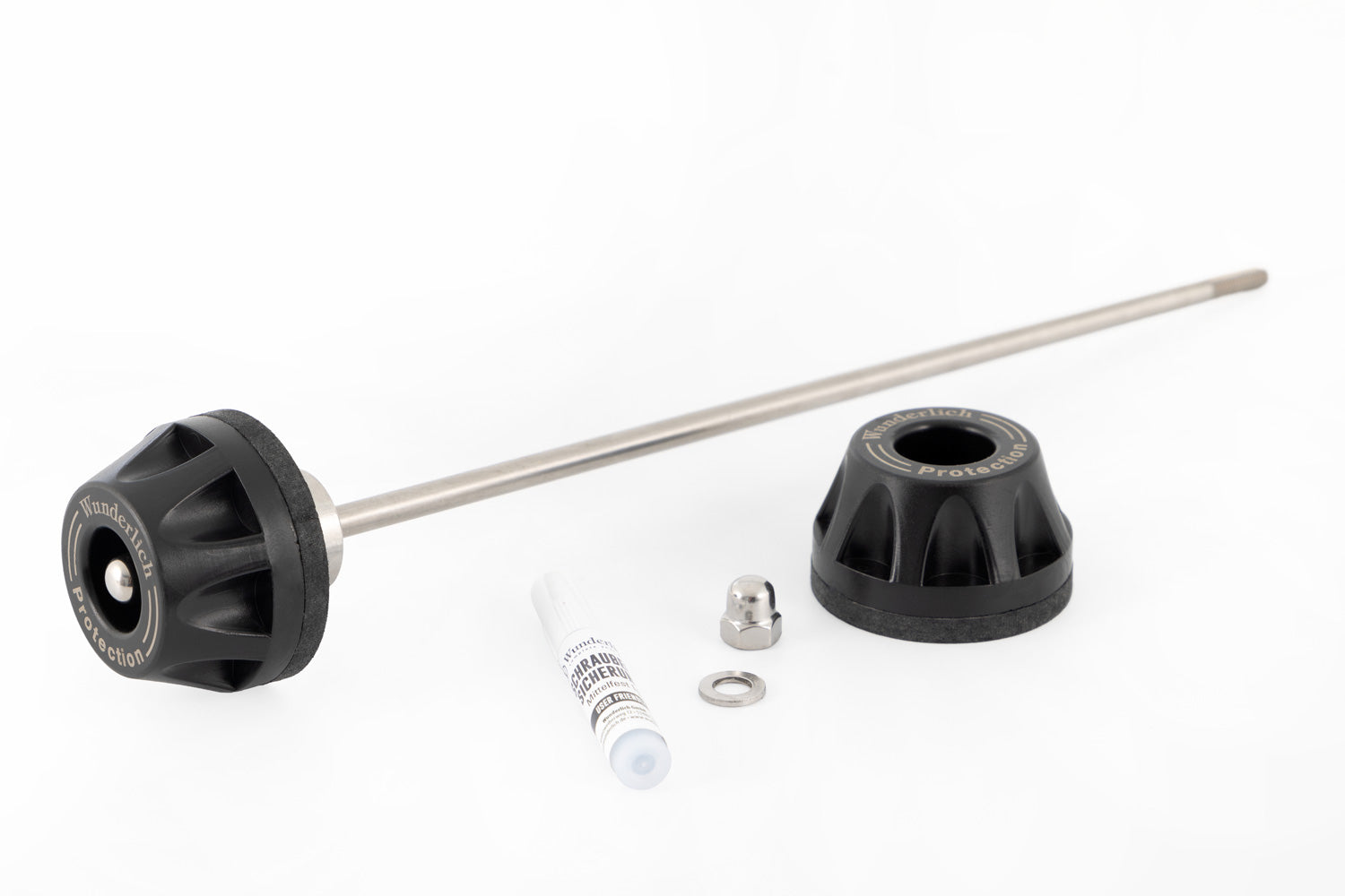 DoubleShock axle crash pads now also keep the forks a safe distance from the asphalt and help prevent serious damage in the long term.