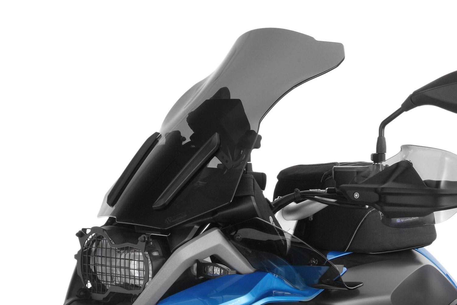 Wunderlich windshield »MARATHON« with Screen reinforcement  on both sides provides incomparable comfort when touring