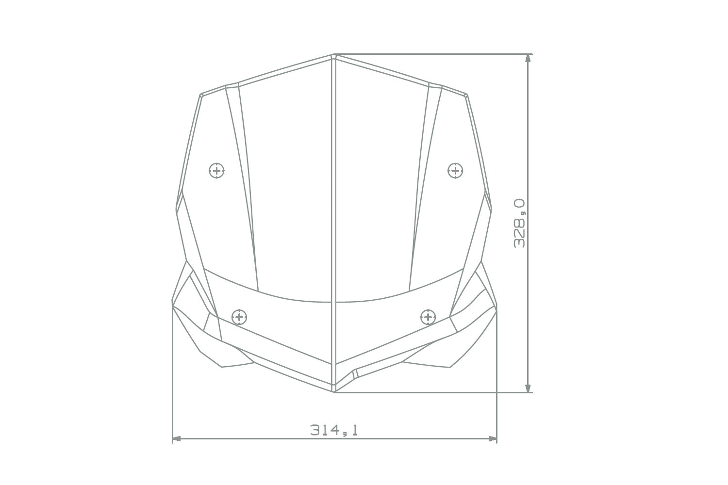 We have created a groundbreaking new design concept.The Flowjet simply replace the original windshield and remains the adjustable in height.