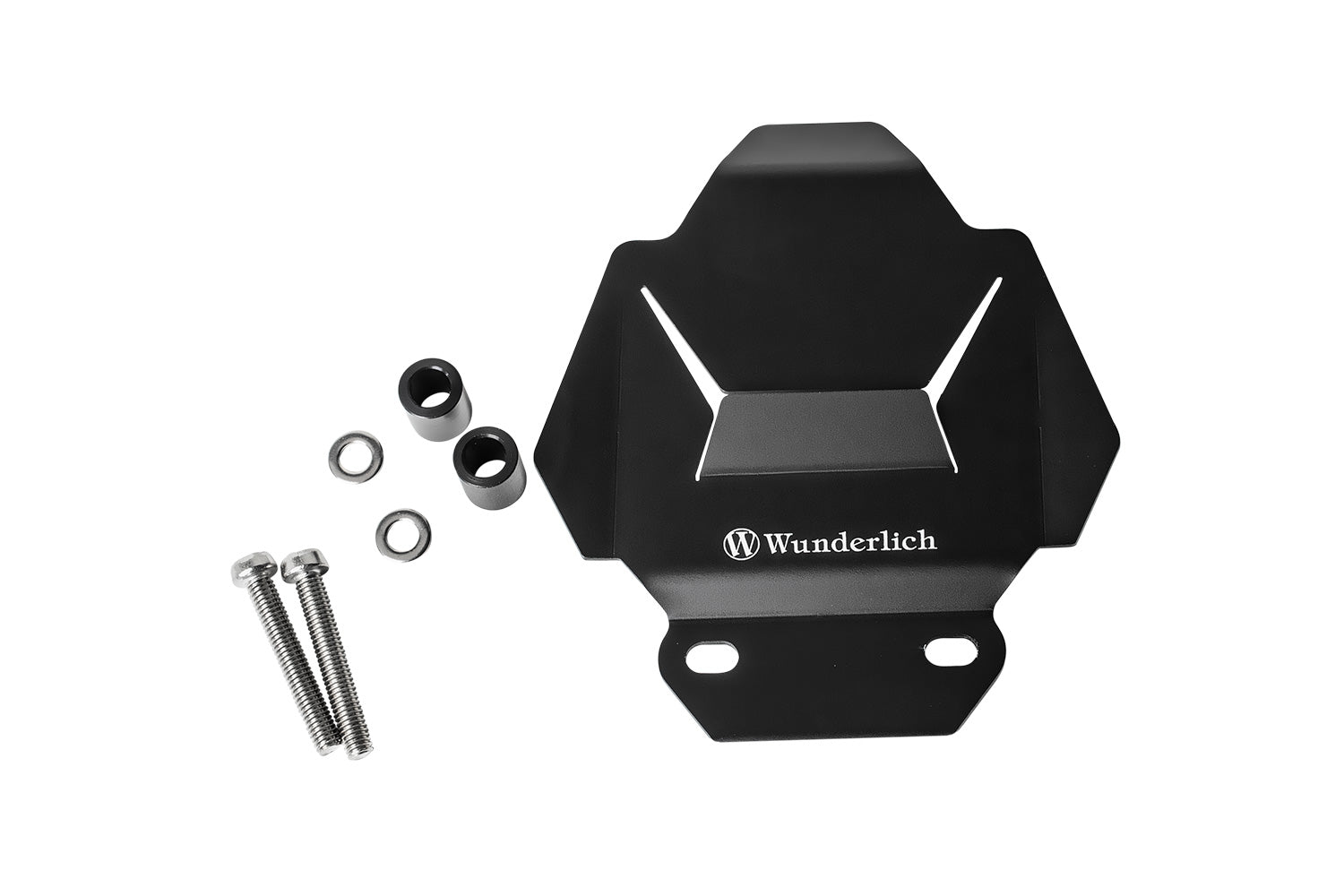 The housing protection made of anodised aluminium nestles against the engine housing and protects it reliably 