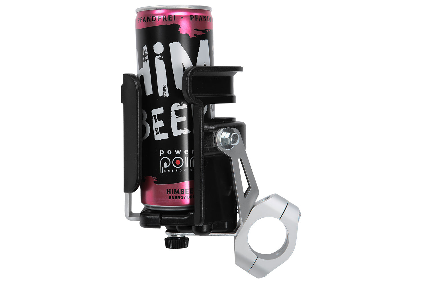Adjustable drinks holder for bottles with a diameter of 52 to 67 mm.