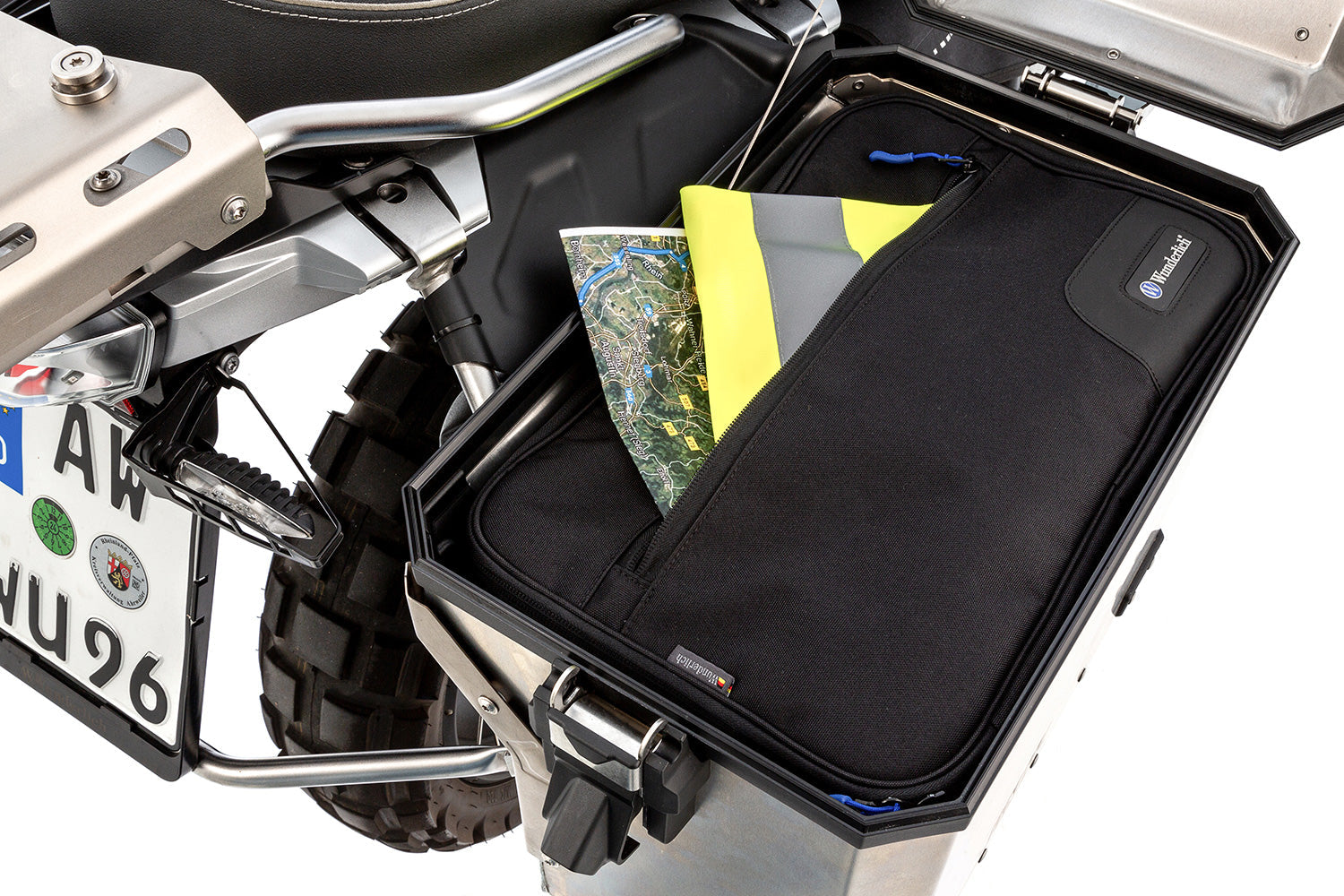 Perfectly fitting inner bag for the right original BMW aluminum case