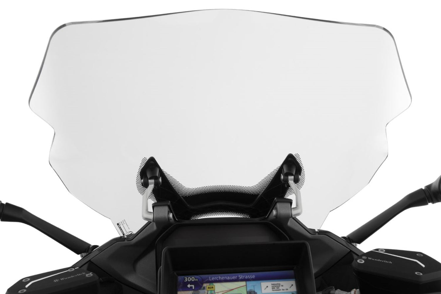The qualities of this windshield are best felt after a long day's riding on your BMW