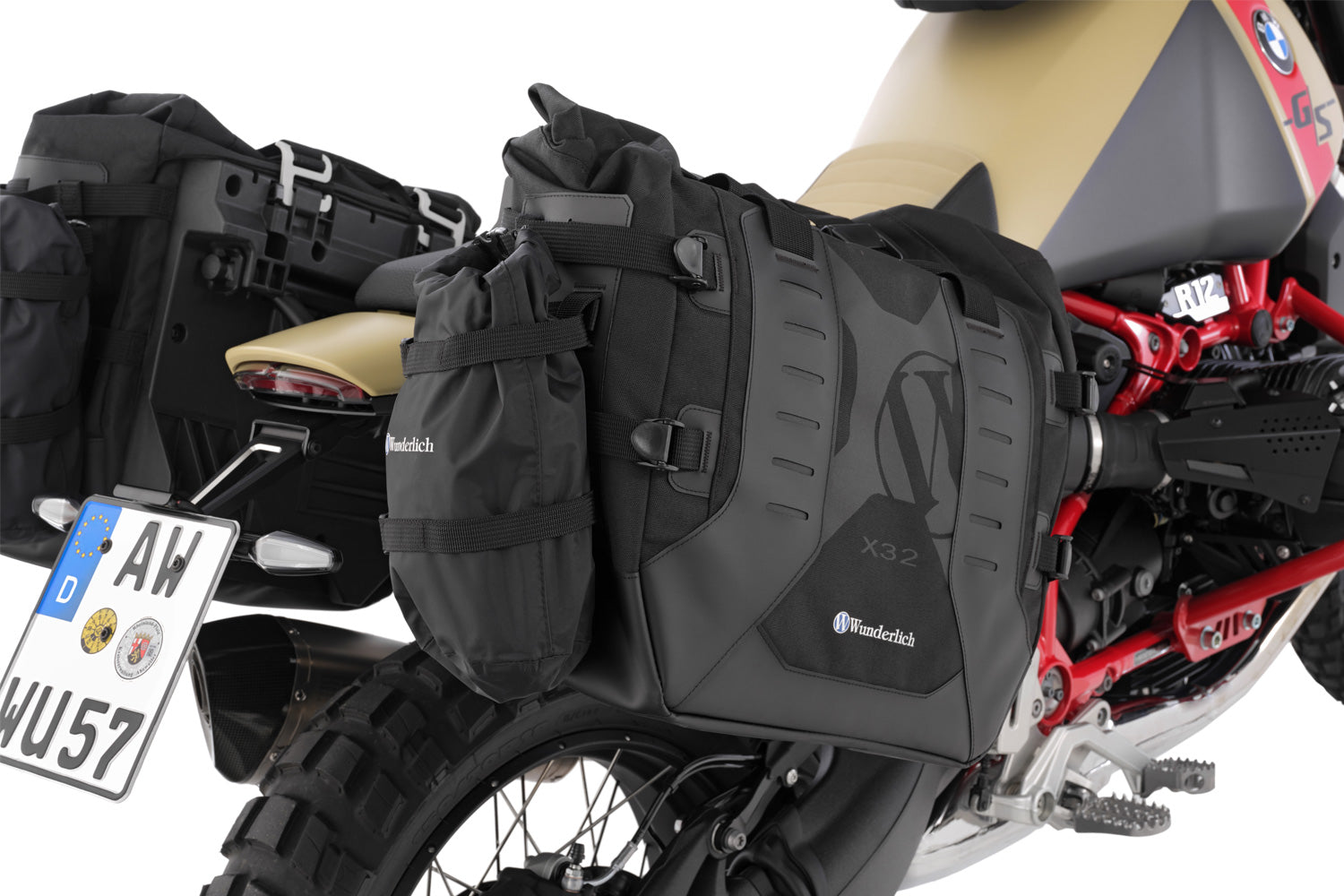 Wunderlich luggage system – X-BAG side bags with X-RACK light for R 12 G/S-44137-202