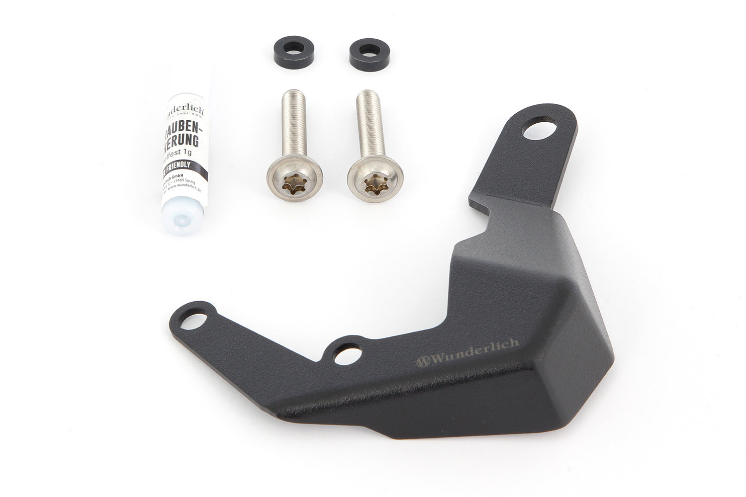 Rugged all-around protection for the expensive and exposed rear brake pump