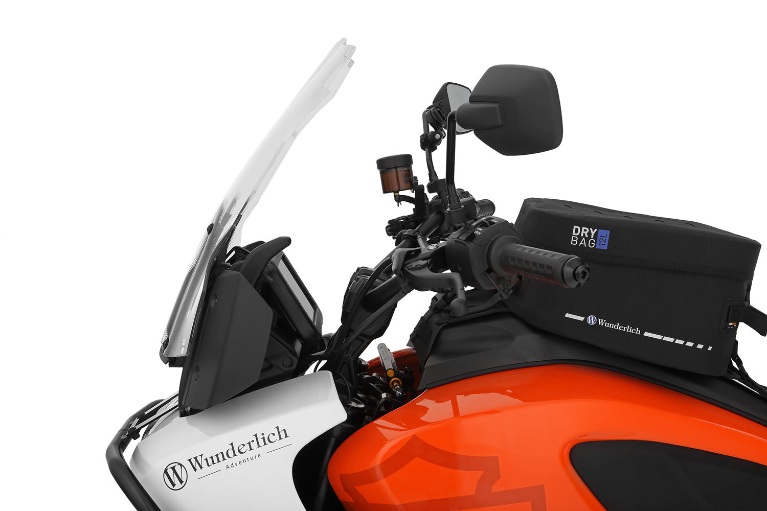 Wunderlich MARATHON windshield with windshield reinforcement-90154-000