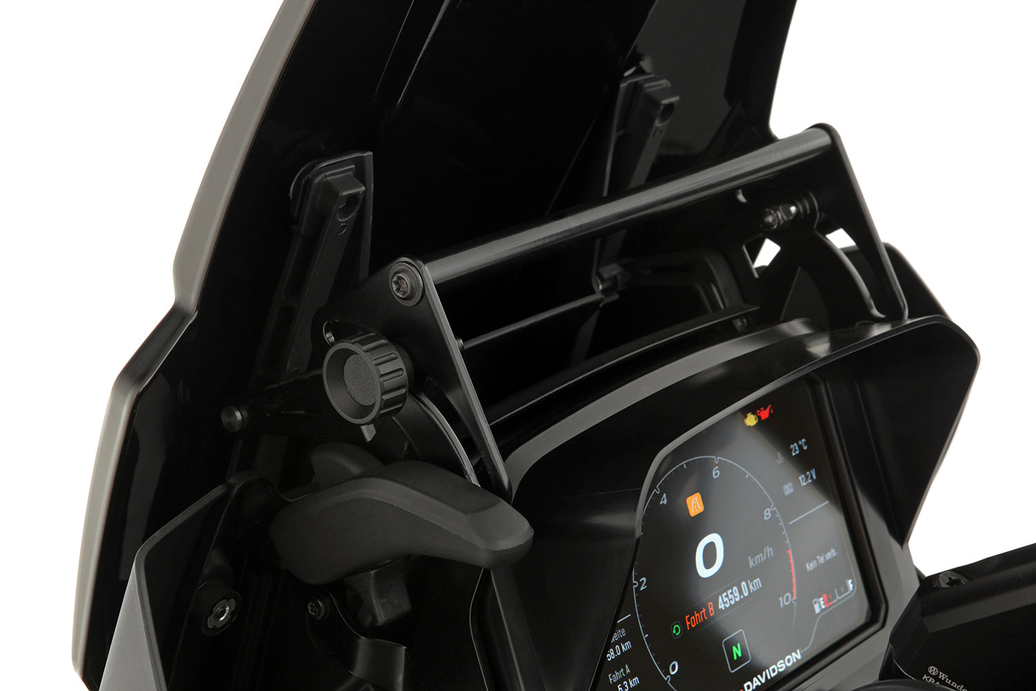 Wunderlich MARATHON windshield with windshield reinforcement-90154-000