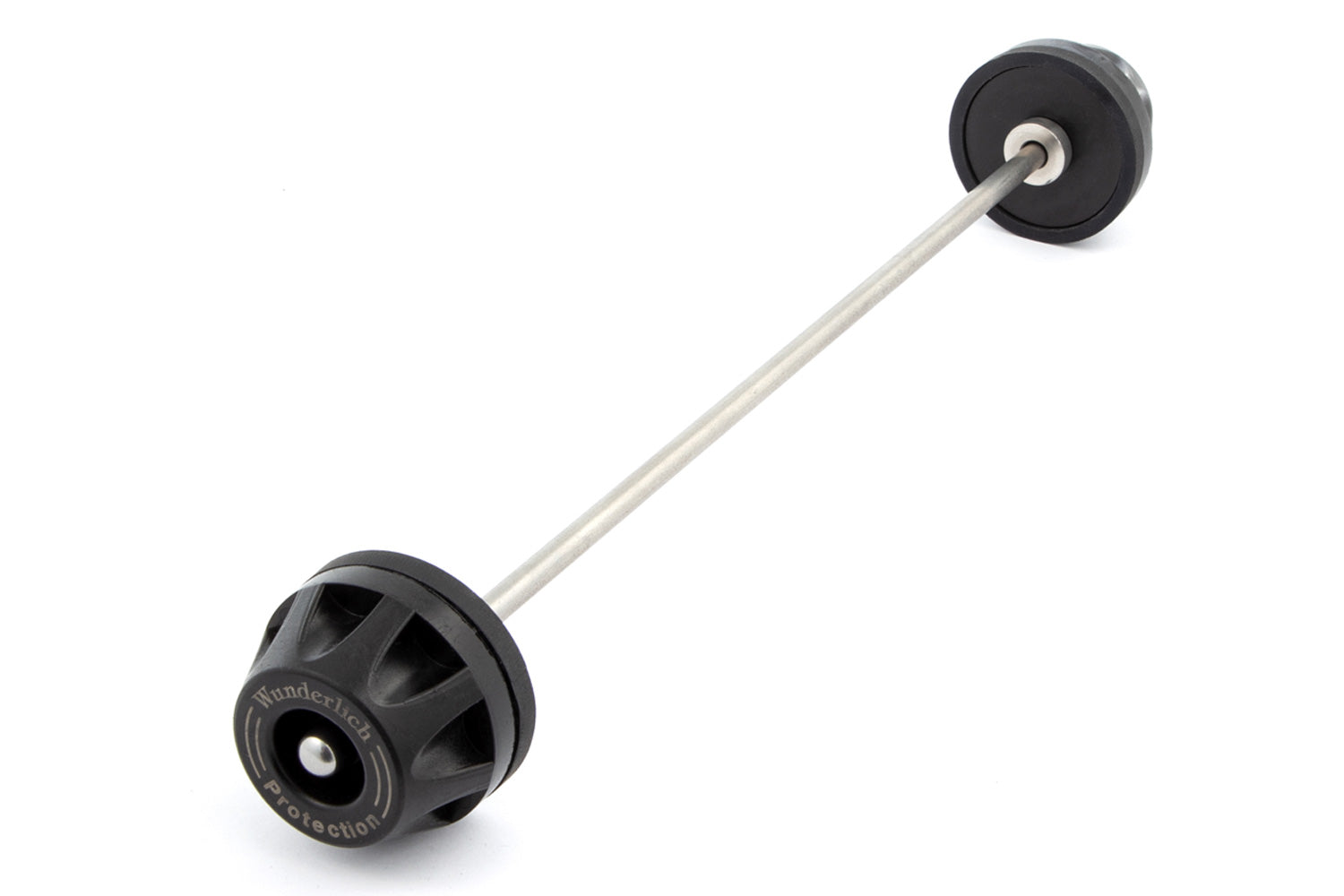 DoubleShock axle protection pads now also keep the front fork a safe distance from the asphalt and help prevent serious damage 