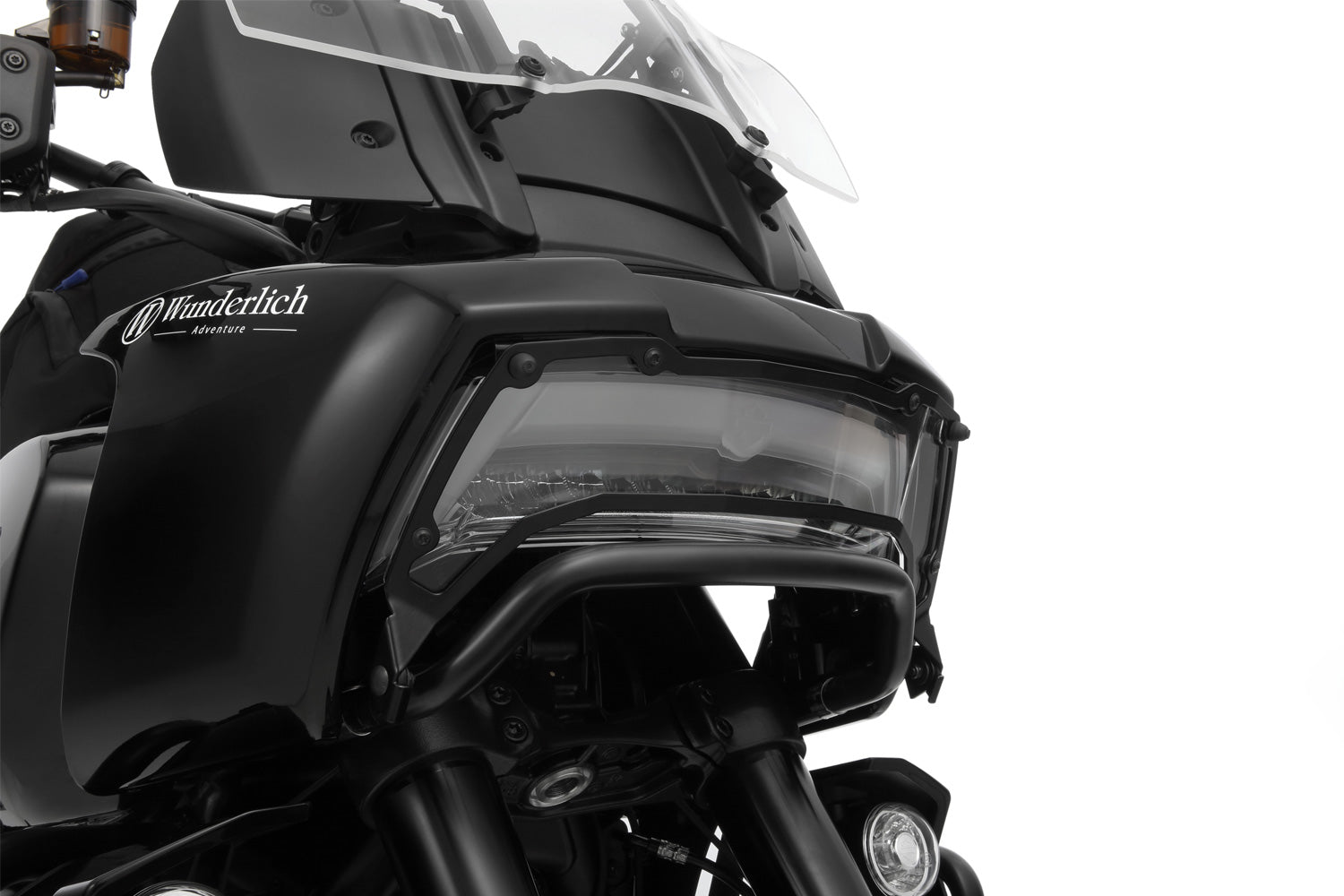 Wunderlich headlight protection grill for the Harley-Davidson Pan America 1250 reliably protects the original headlight from expensive...