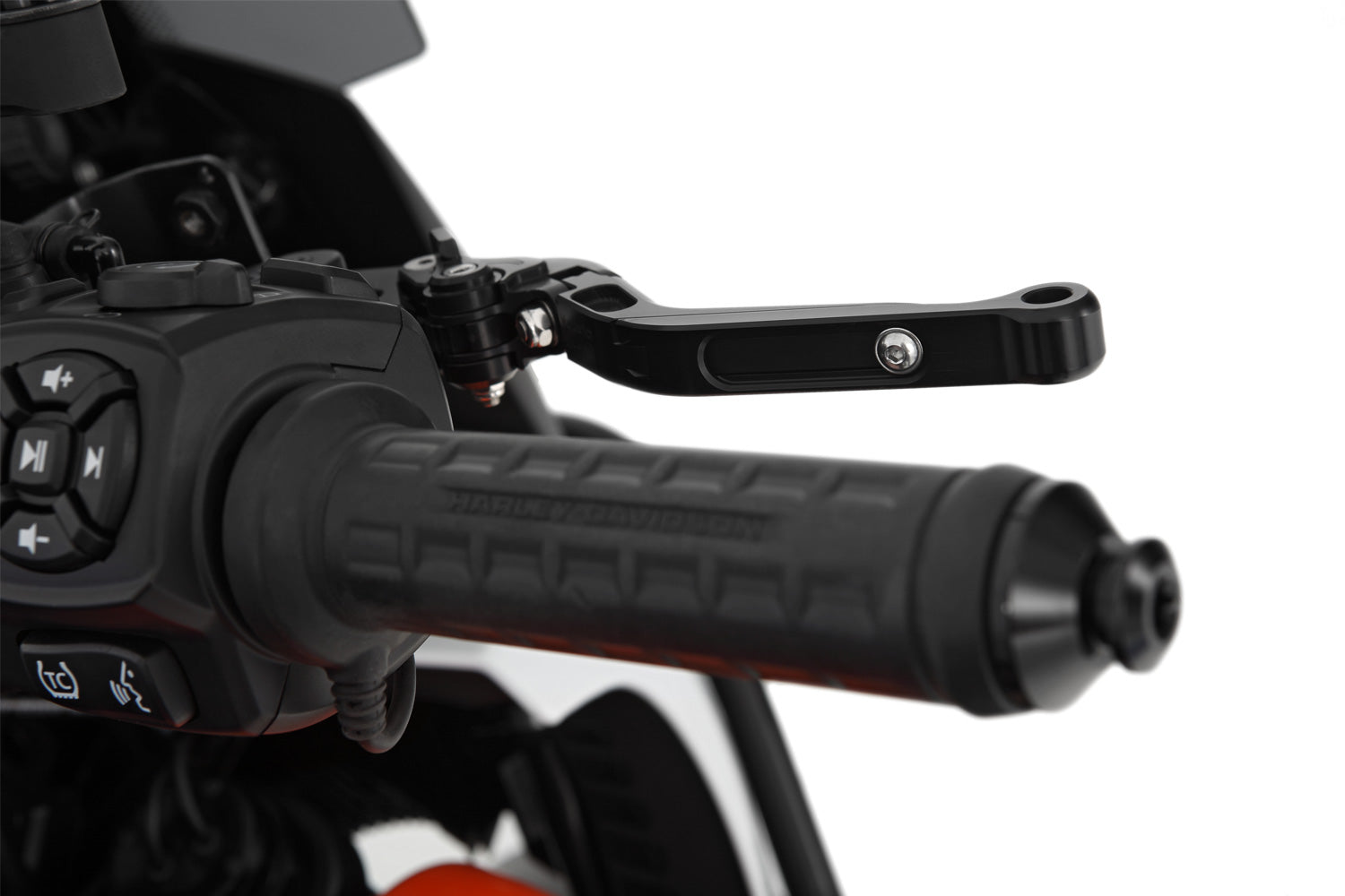 This brake lever offers you greater comfort, improved safety, better accuracy and optimum control of your bike