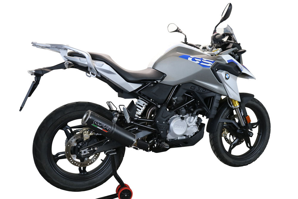GPR-Exhaust---M3-Black-Titanium-Full-Line-for-G-310-GS-from-2017-to-2021-dB-Killer-Catalyst