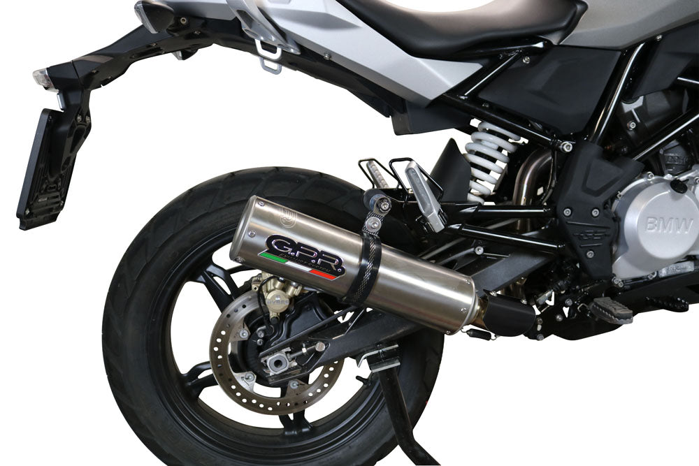 GPR-Exhaust---M3-Titanium-Natural-Full-Line-for-G-310-GS-from-2017-to-2021-dB-Killer-Catalyst