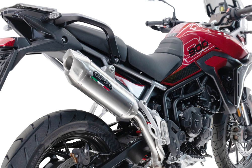 GPR-Exhaust---Furore-X-Acciaio-Inox-Slip-on-for-Tiger-900-GT-/-PRO-/-Rally-PRO-from-2024-to-2025-dB-Killer-Link-Pipe