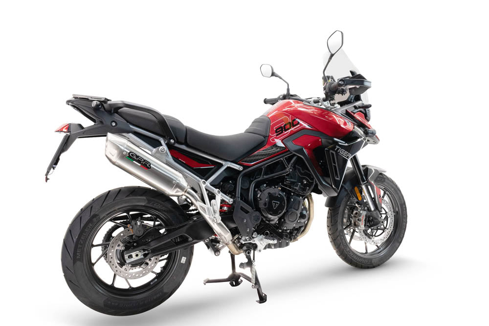 GPR-Exhaust---Furore-X-Acciaio-Inox-Slip-on-for-Tiger-900-GT-/-PRO-/-Rally-PRO-from-2024-to-2025-dB-Killer-Link-Pipe