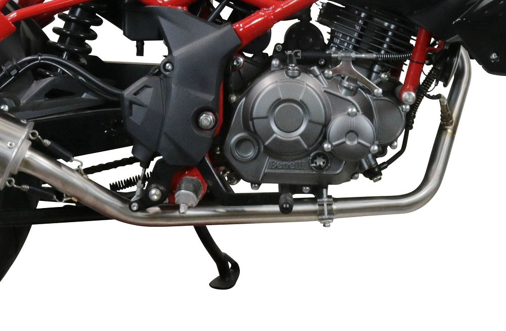 GPR-Exhaust---Furore-Evo4-Nero-Full-Line-for-BN-125-from-2018-to-2020-dB-Killer-Catalyst