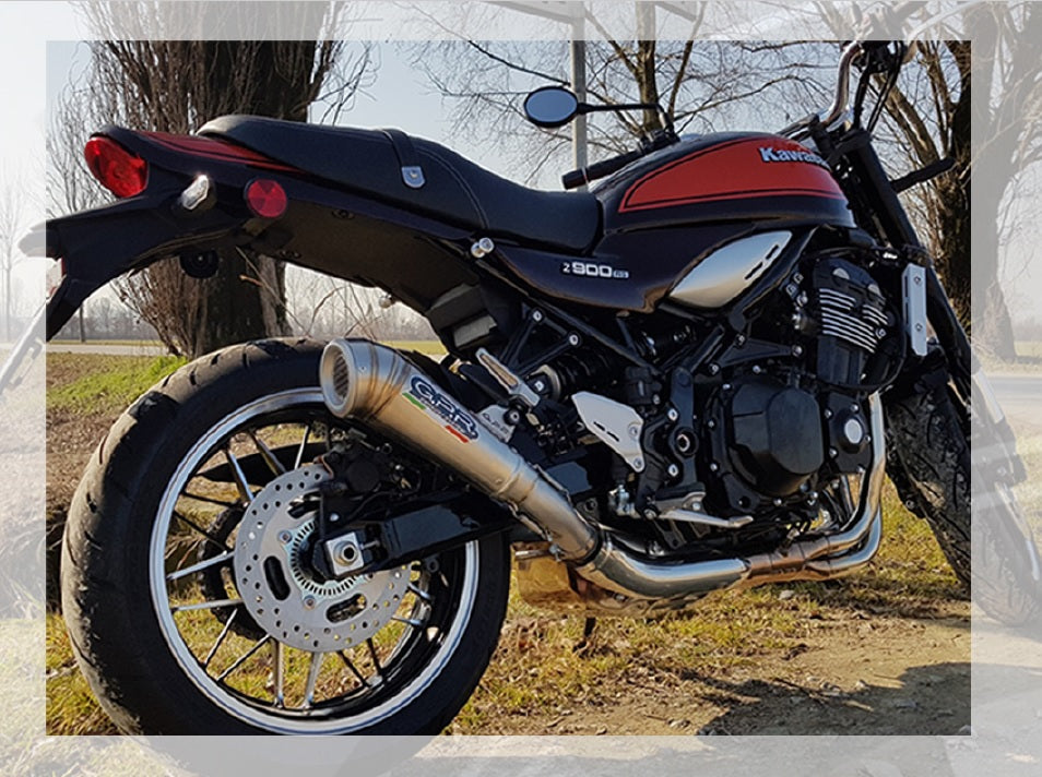 GPR-Exhaust---Deeptone-Inox-Cafè-Racer-Silencers-without-link-pipe-for-GN-250-from-1994-to-1998-Dual-Universal-Homologated-Silencer-Kit-Without-Link-Pipes