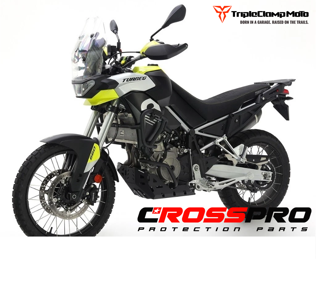 Crosspro - Aluminum Trail Engine Guard (skid plate) For Aprilia Tuareg 660