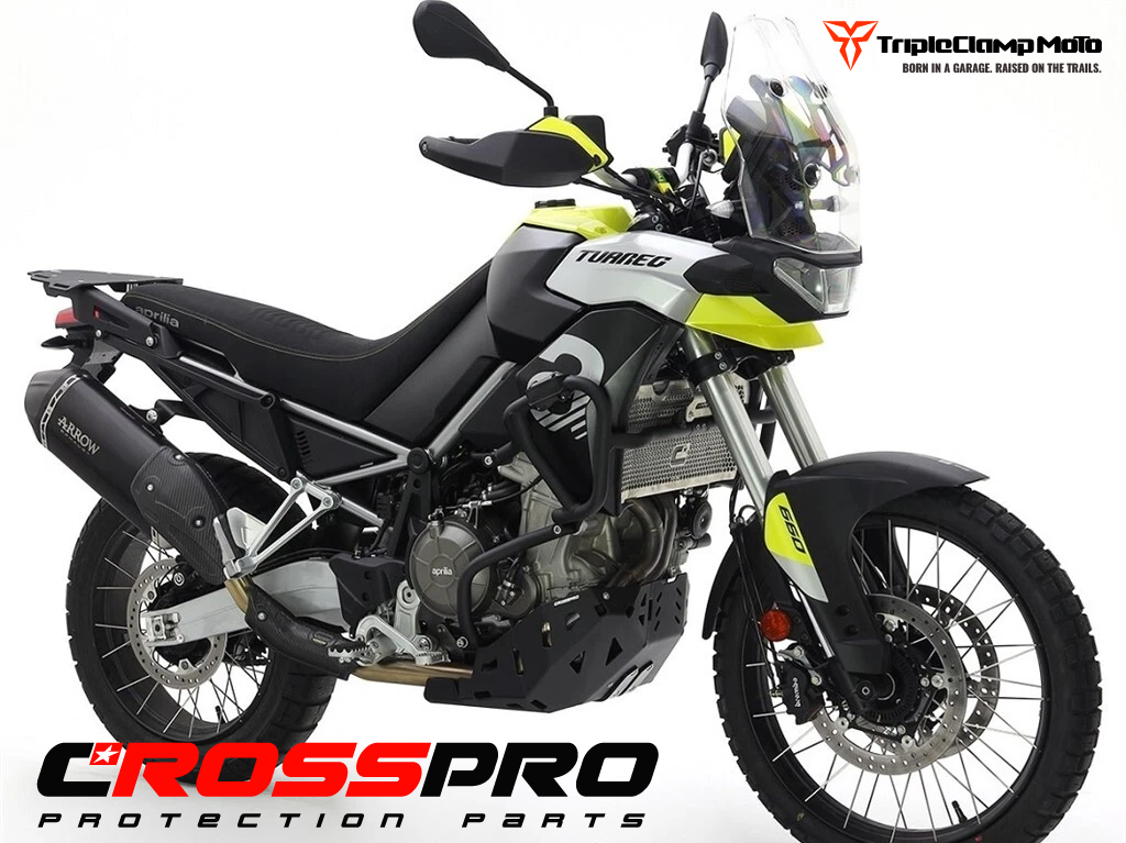 Crosspro - Aluminum Trail Engine Guard (skid plate) For Aprilia Tuareg 660