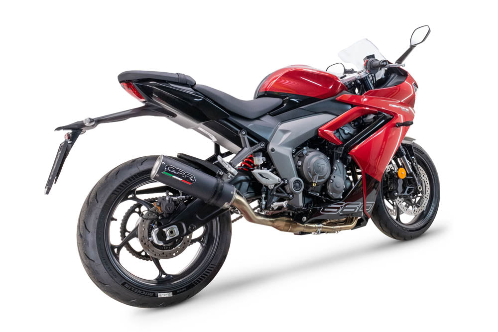 GPR-Exhaust---M3-Black-Titanium-RACING-Full-Line-for-Daytona-660-from-2023-to-2025-dB-Killer