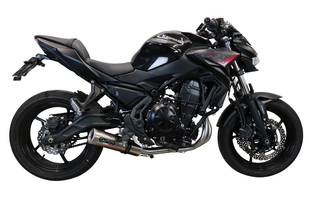 GPR-Exhaust---M3-Inox-Full-Line-for-Z-650-from-2017-to-2020-dB-Killer-Catalyst